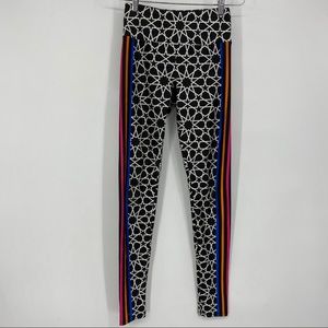 Goldsheep Star Geometric Print Leggings Black